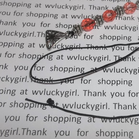 New Bookmark Bookmarker Handmade Beaded Book Thong Marker Gift Idea Reading 8205 - Picture 8 of 11